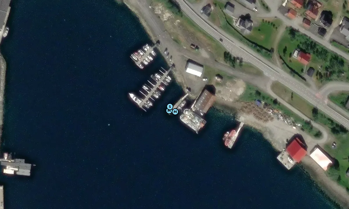 Satelite image of Eidkjosen Havneservice