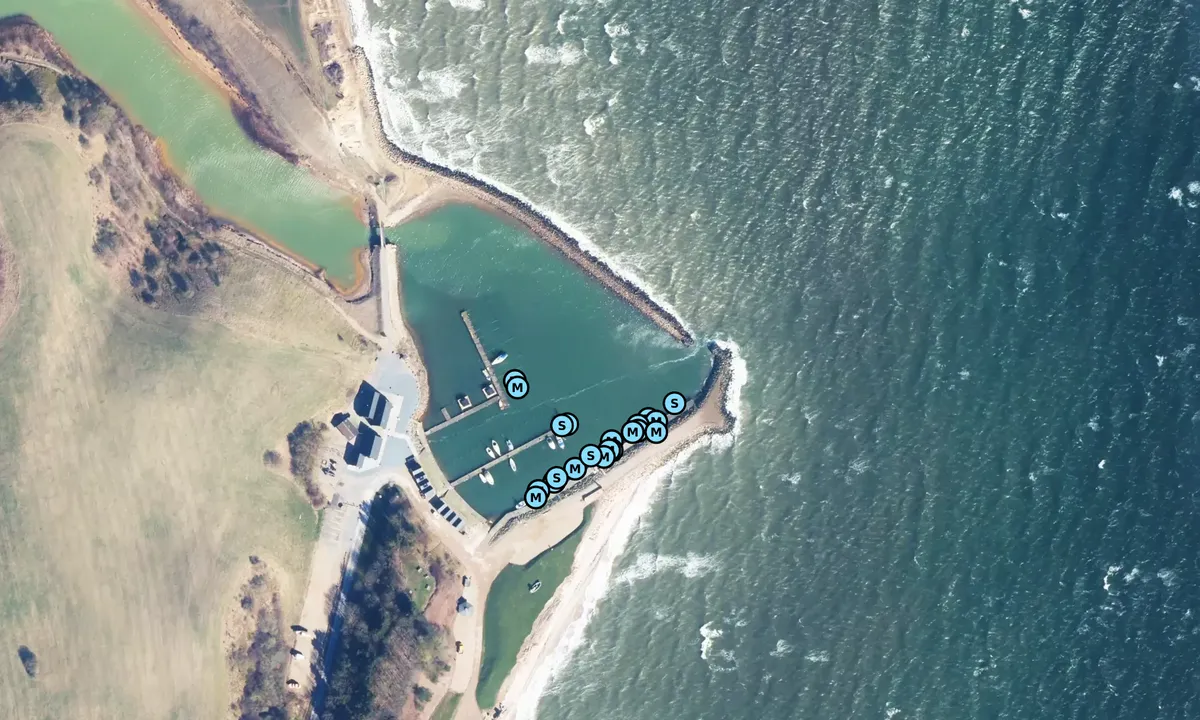 Satelite image of Ejerslev Havn