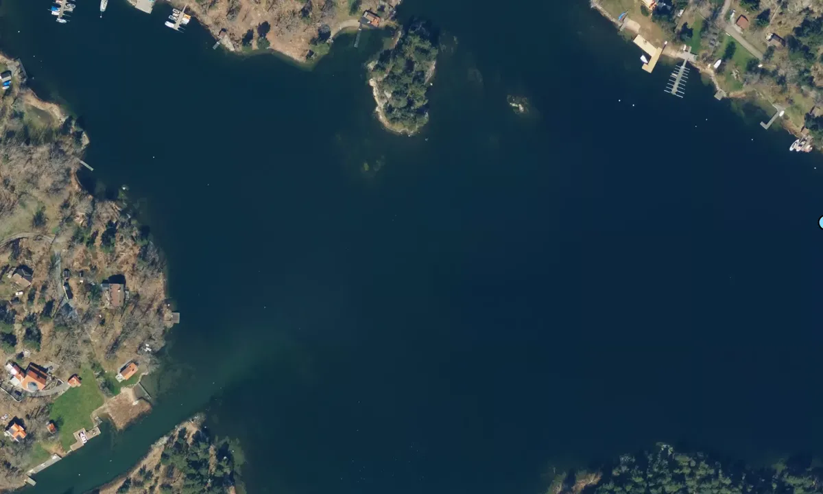 Satelite image of Eknäs - Björnönäset