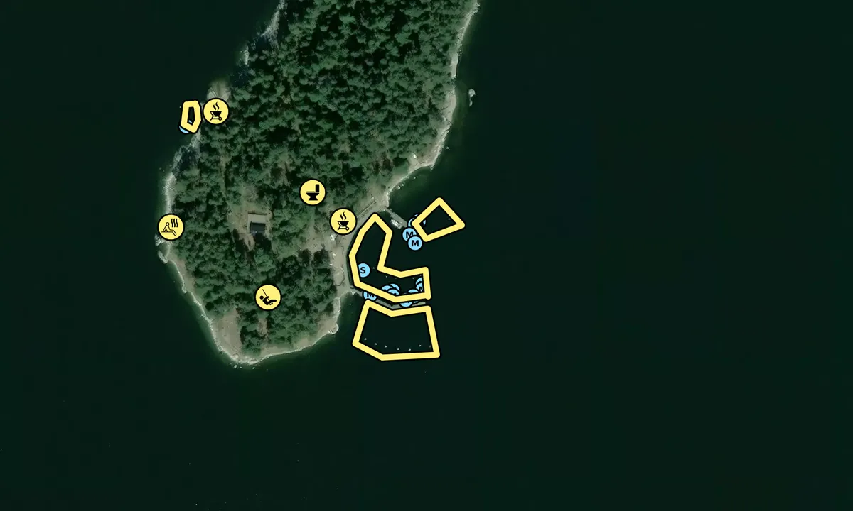 Satelite image of Ekskäret