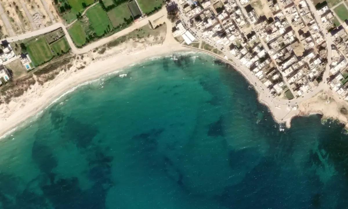 Satelite image of El Kafi