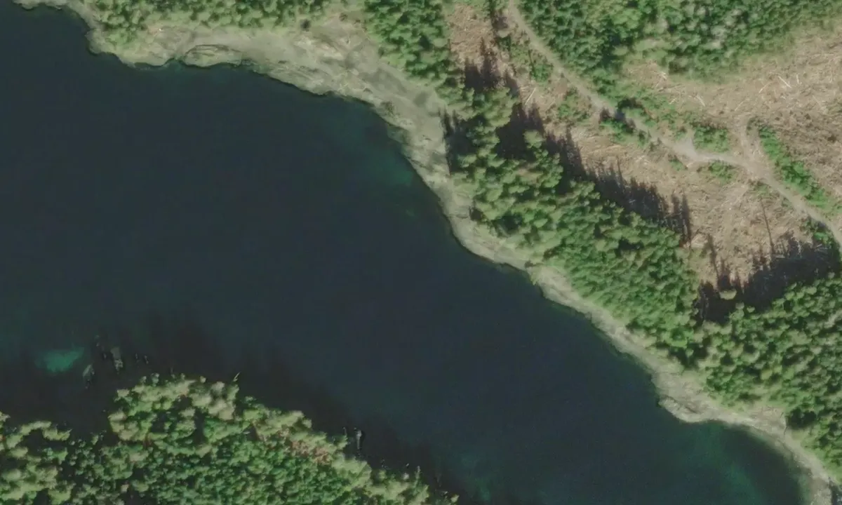 Satelite image of Elbow Bay