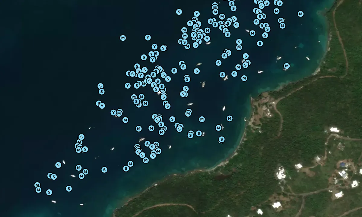 Satelite image of Elephant Bay