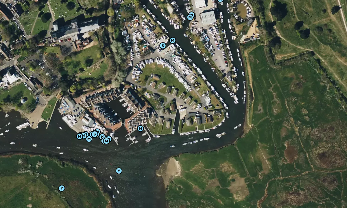 Satelite image of Elkins Boat Yard