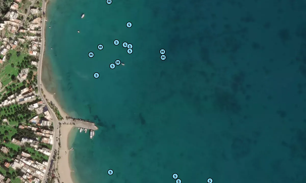 Satelite image of Elounda Bay