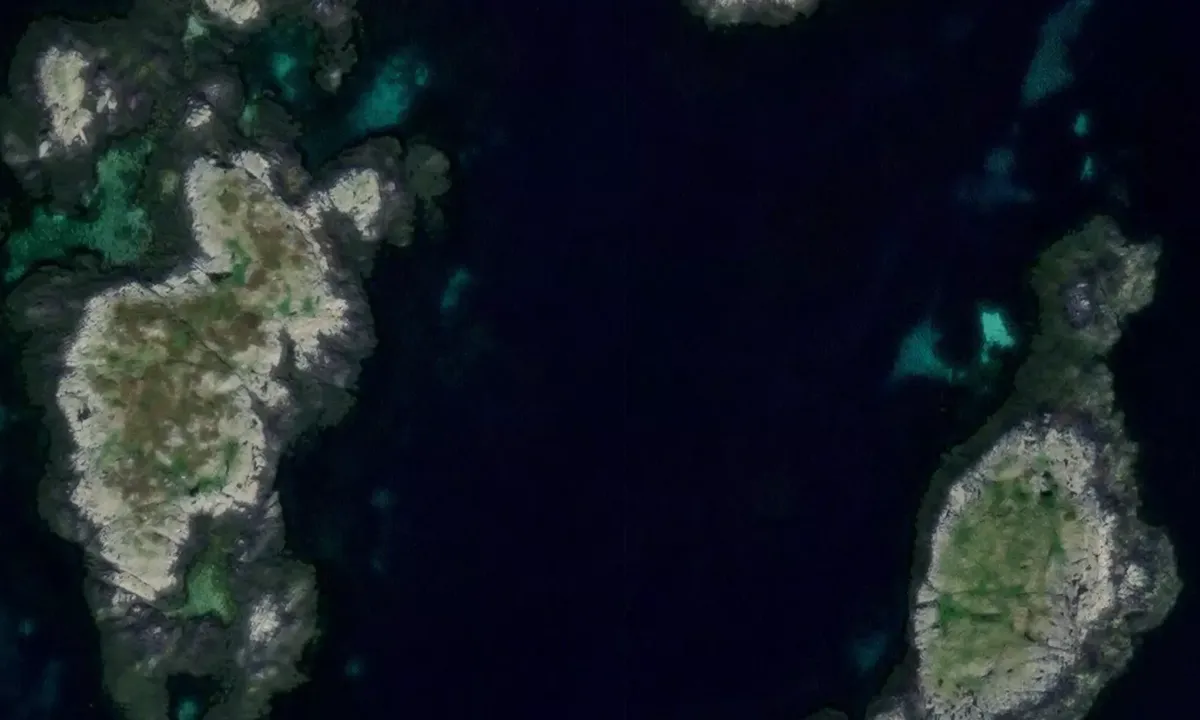Satelite image of Emårskjæret