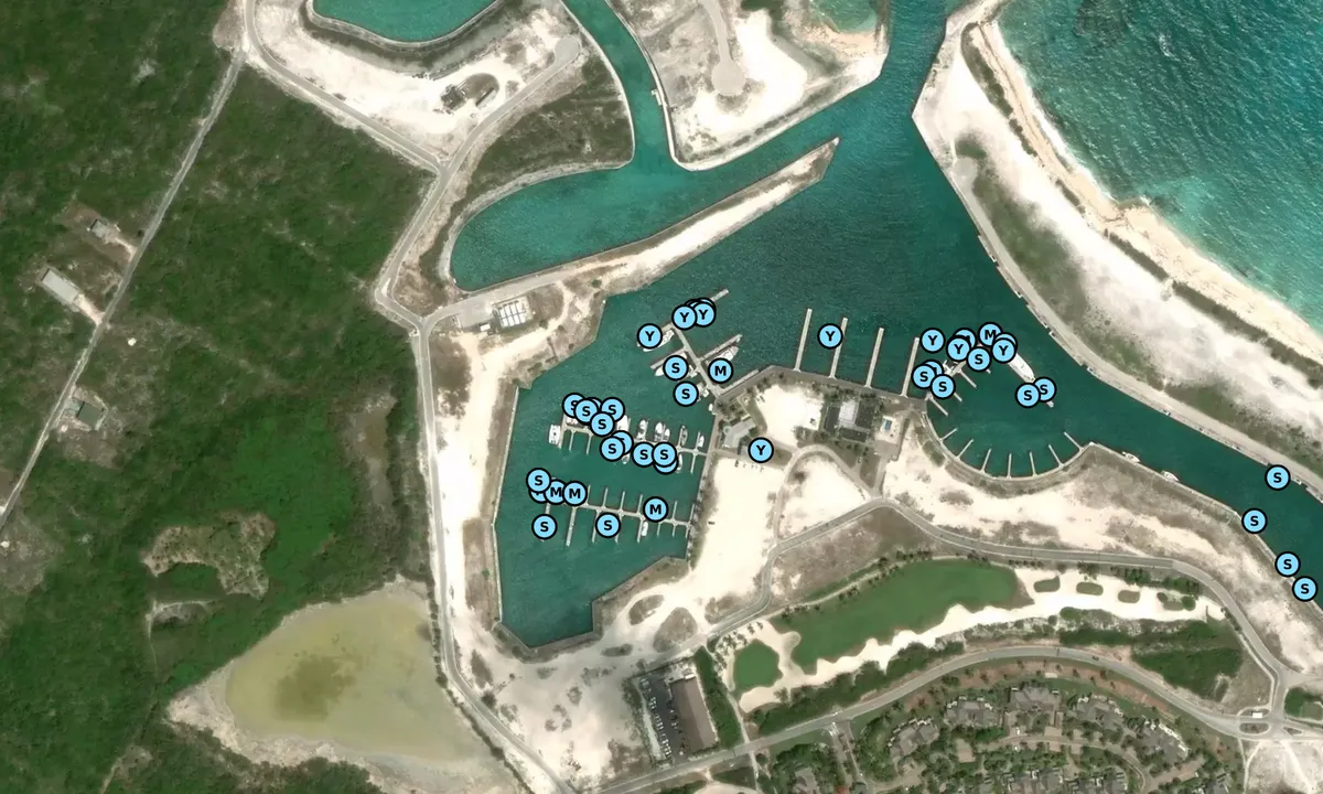 Satelite image of Emerald Bay Marina