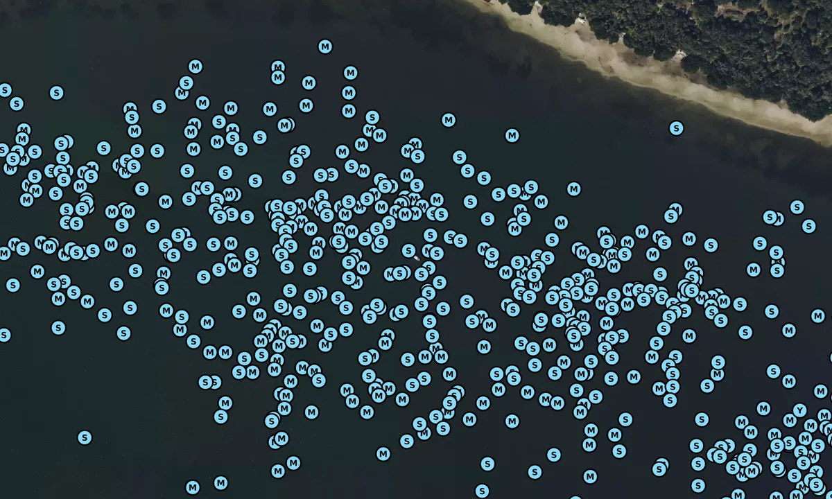 Satelite image of Emerson Point