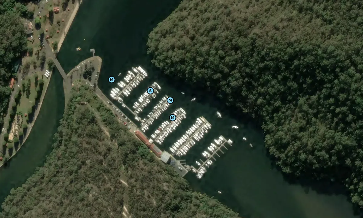 Satelite image of Empire Marina Bobbin Head
