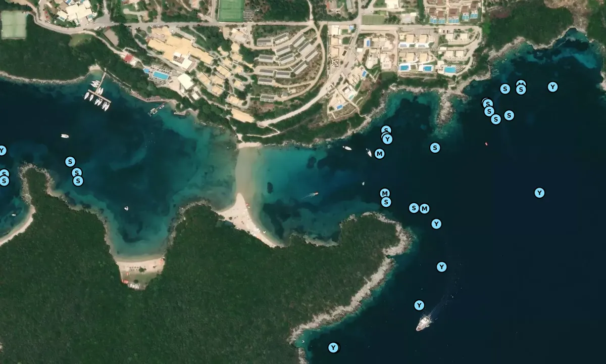 Satelite image of End Bay Mourtos