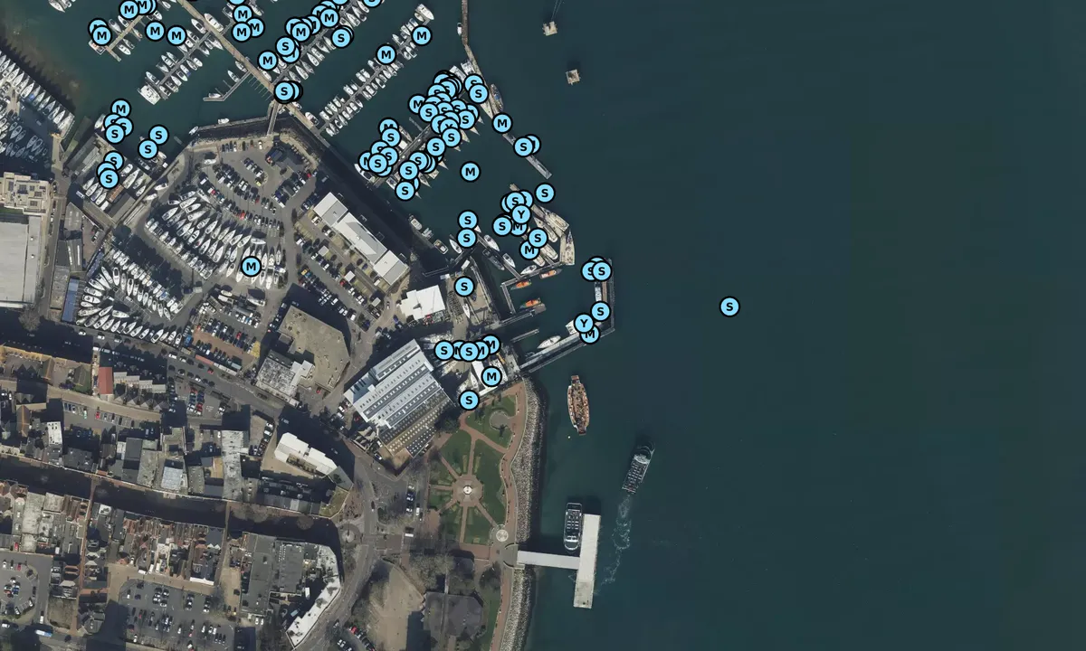 Satelite image of Endeavour Quay Boatyard