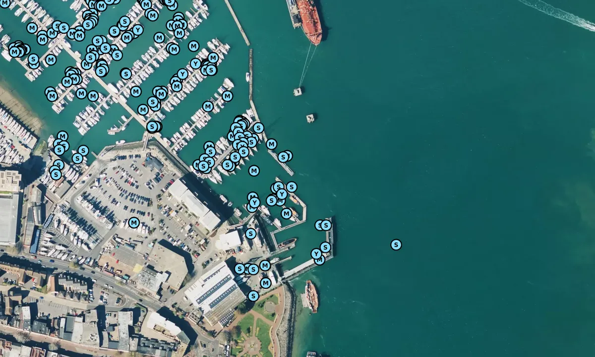 Satelite image of Endeavour Quay Marina