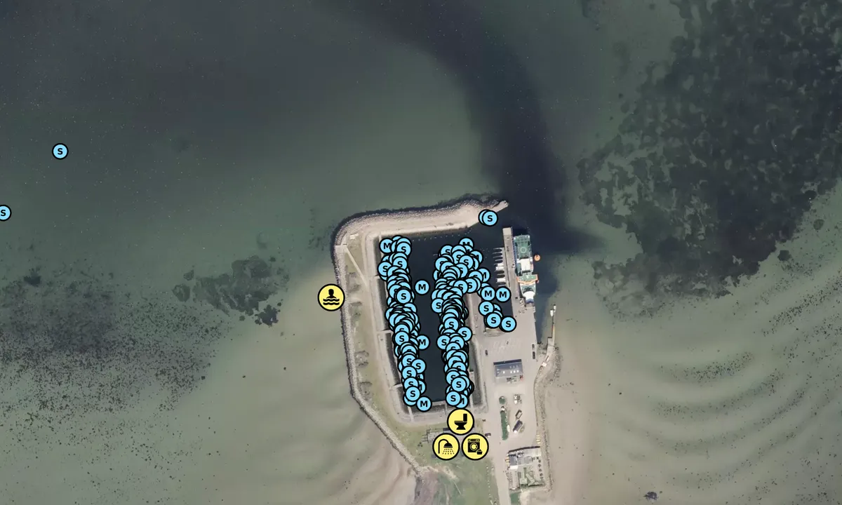 Satelite image of Endelave Havn