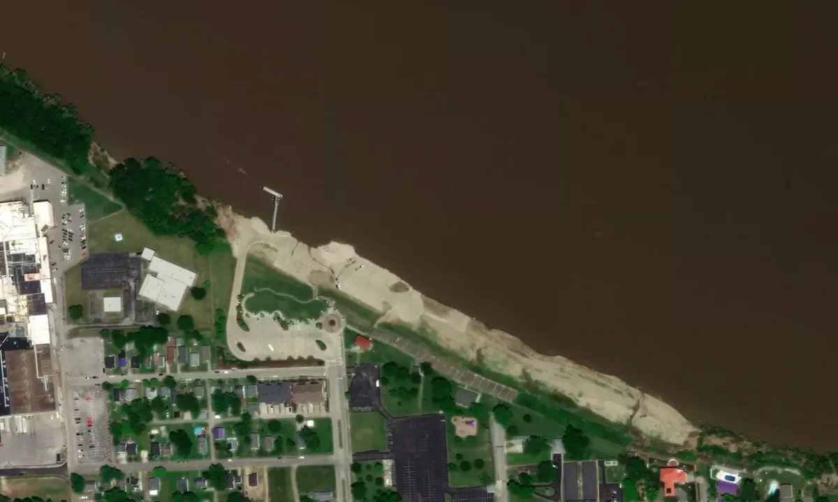 Satelite image of English Park