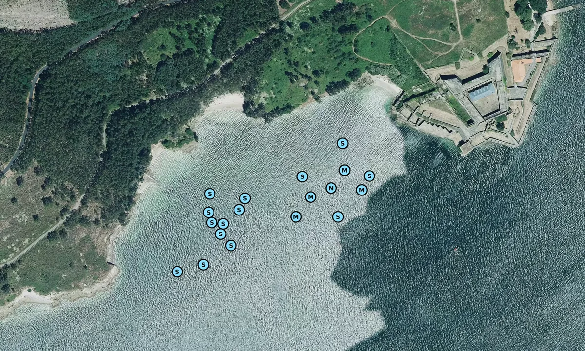 Satelite image of Enseada de Laxe - San Cristovo