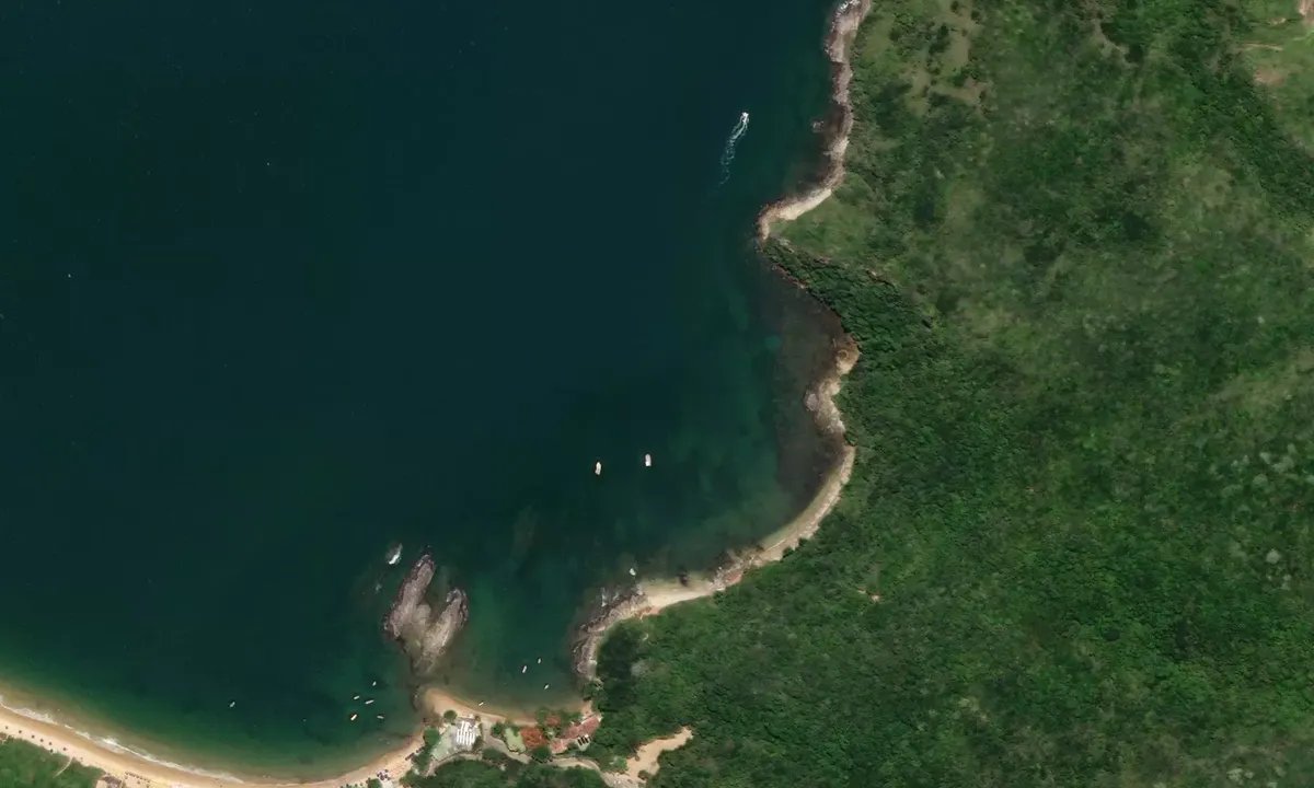 Satelite image of Enseada de Tartaruga