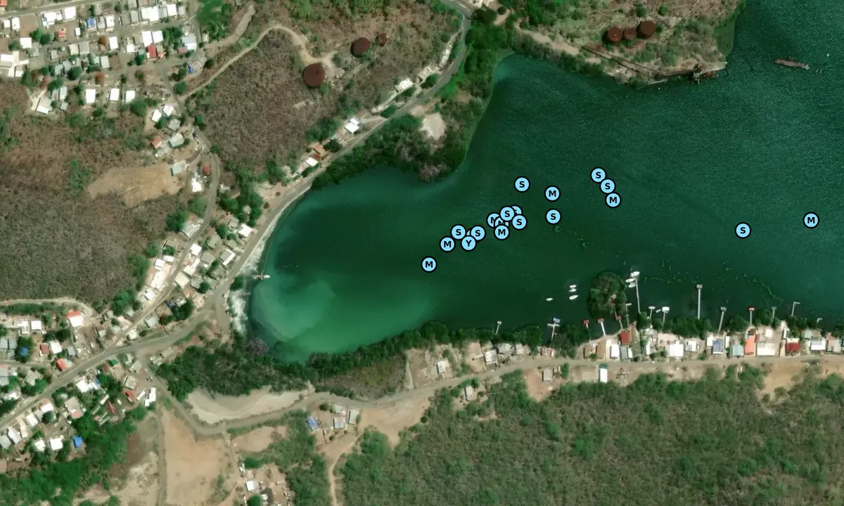 Satelite image of Ensenada de Guanica