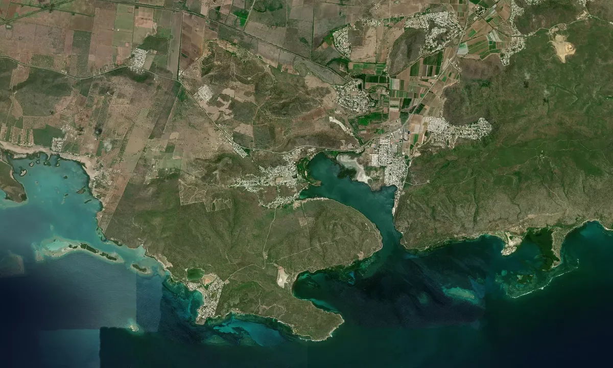 Flyfoto av Ensenada de Guanica