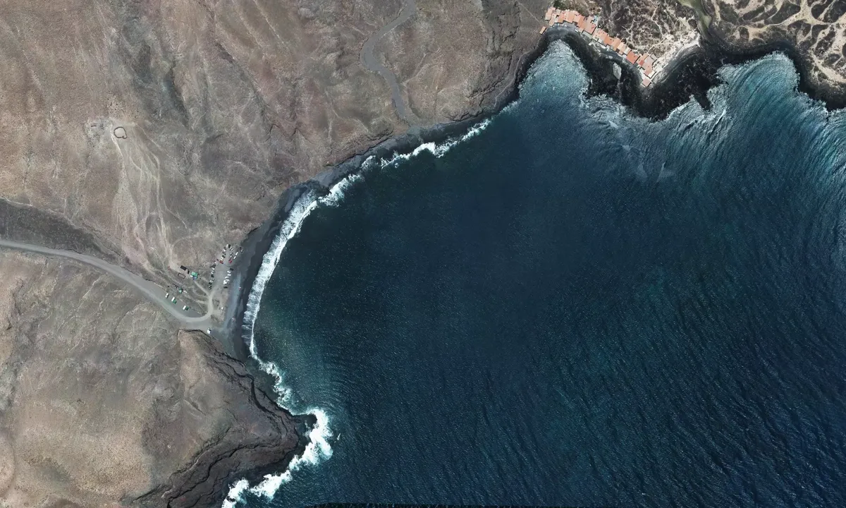 Flyfoto av Ensenada de Jacomar