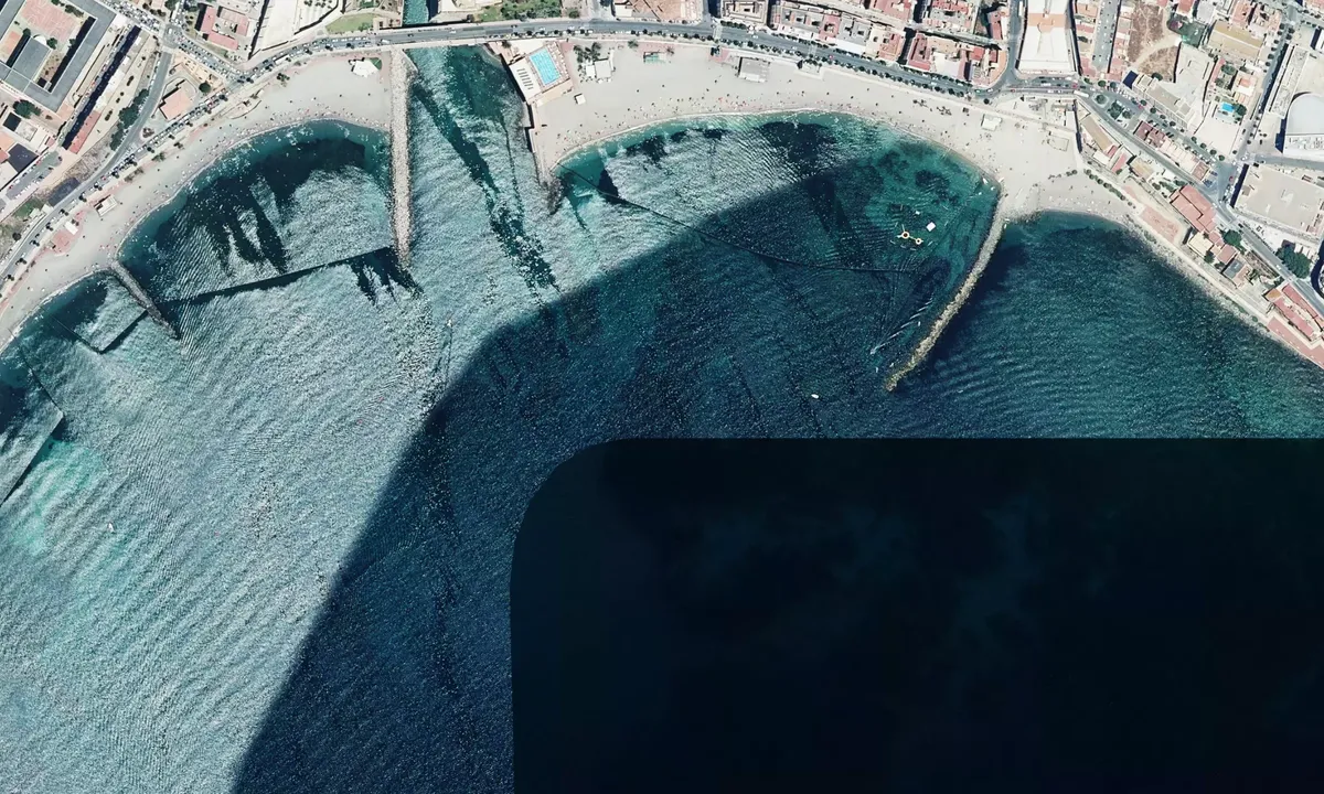 Flyfoto av Ensenada de la Almadraba