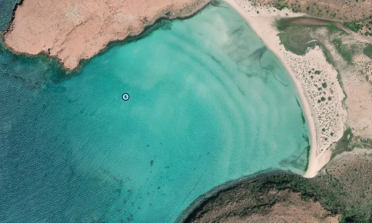 Satelite image of Ensenada de la Ballena