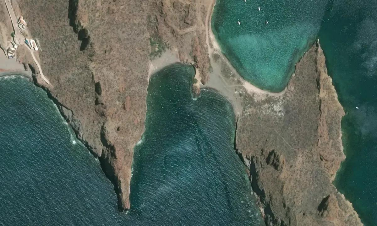 Satelite image of Ensenada de las Tetas