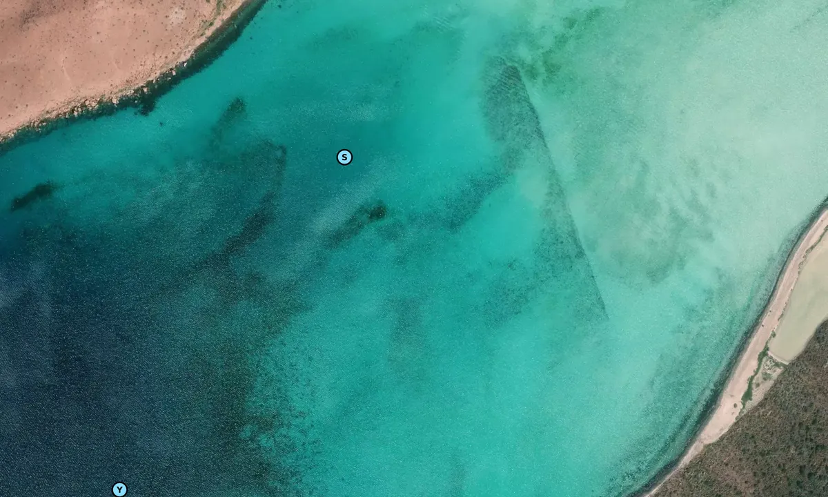 Satelite image of Ensenada del Gallo