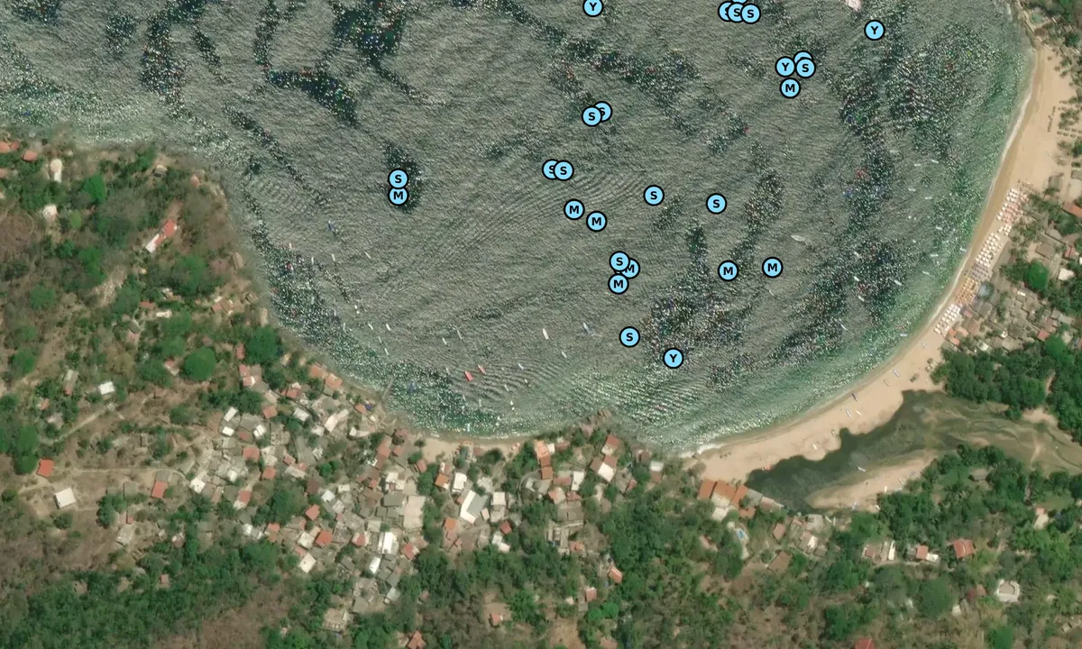 Satelite image of Ensenada Yelapa