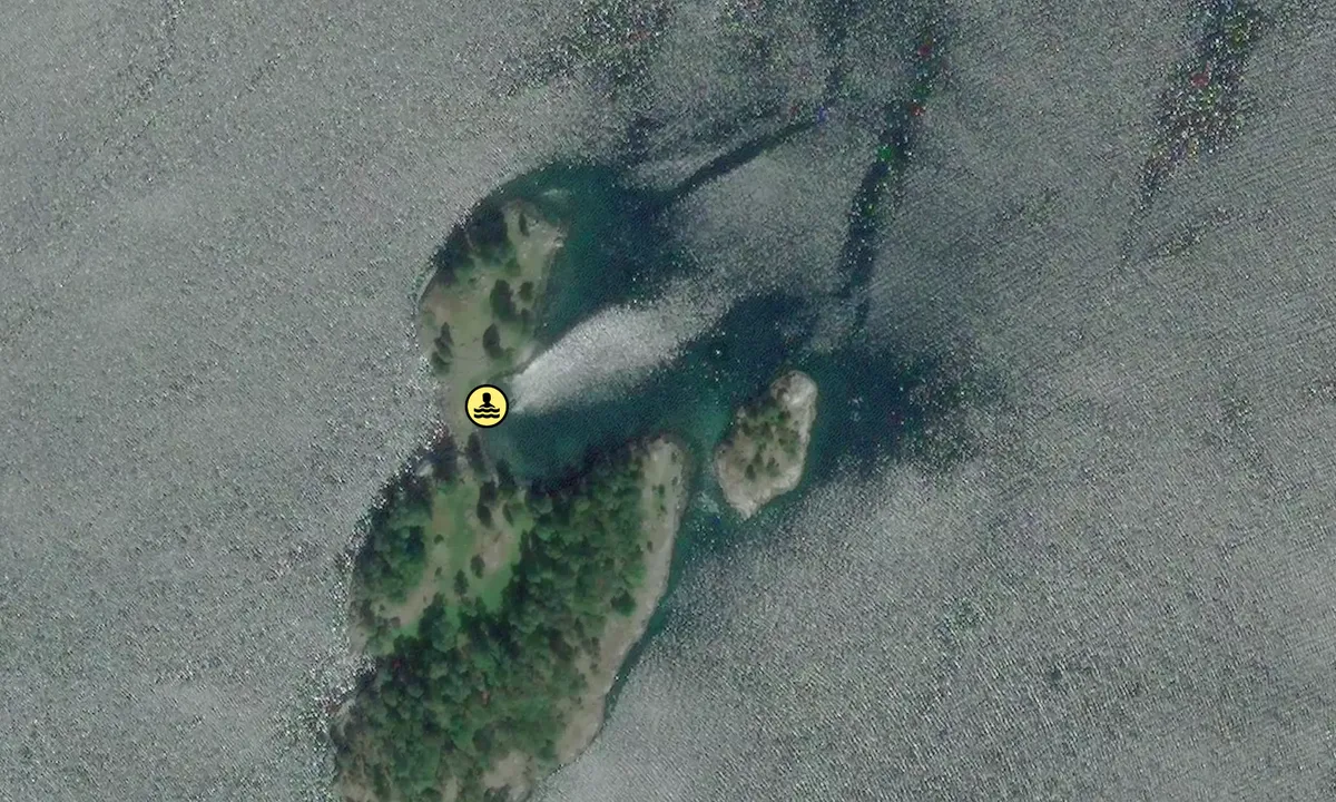 Flyfoto av Erfjordholmen
