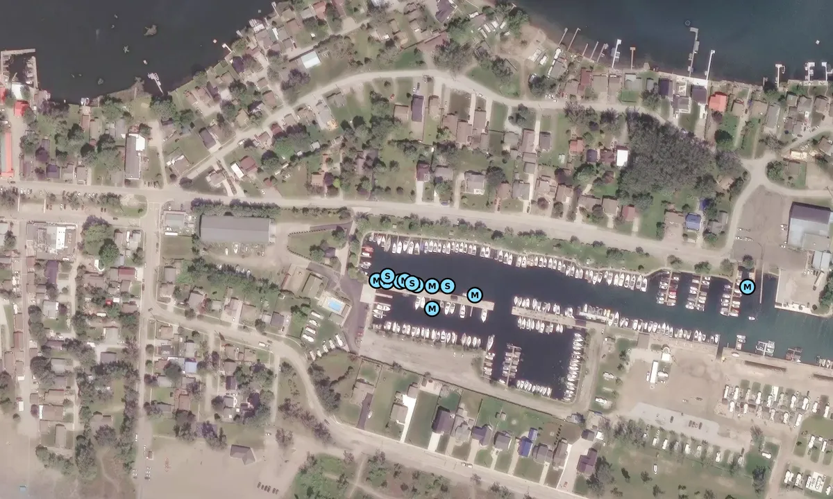 Satelite image of Erieau Marina - Chatham-Kent