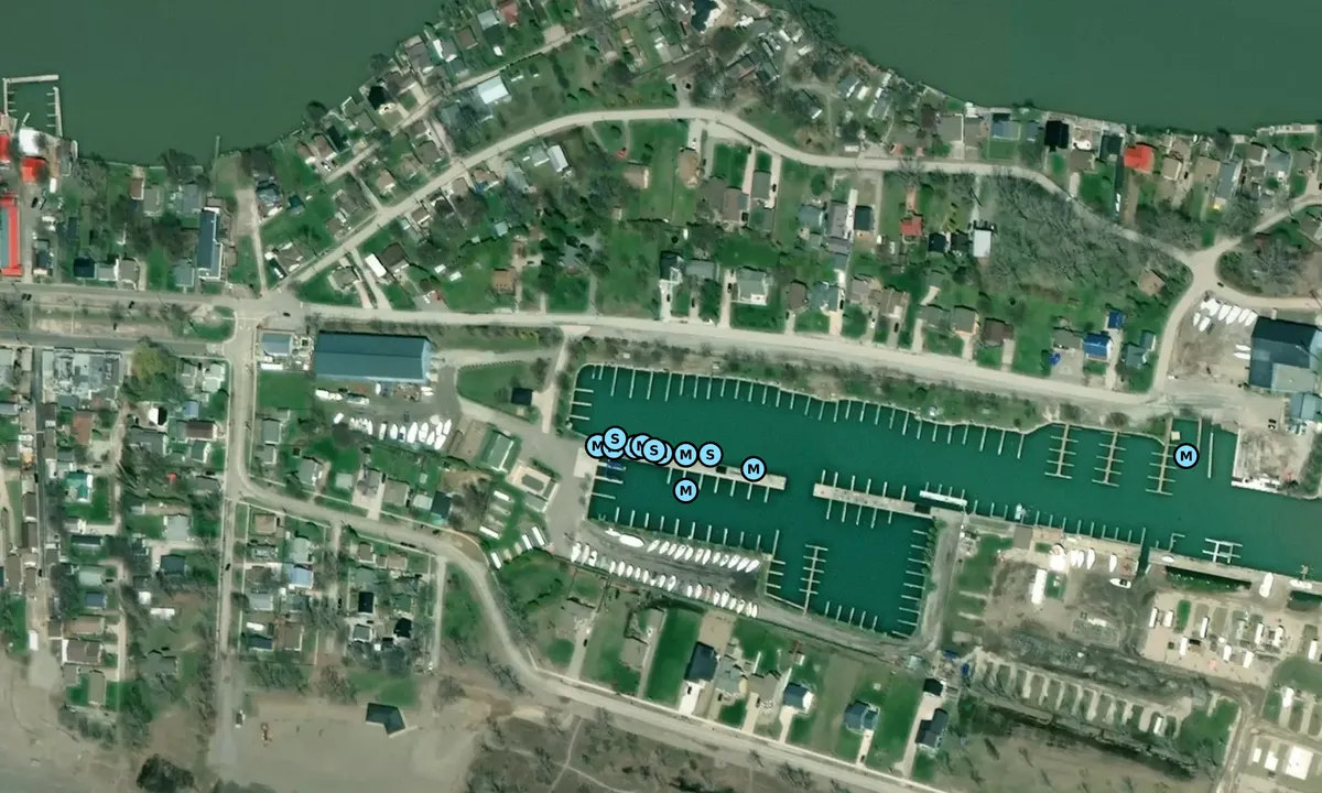 Flyfoto av Erieau Marina - Chatham-Kent