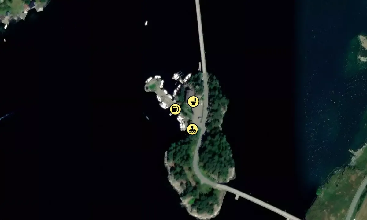 Satelite image of Eriksholmen