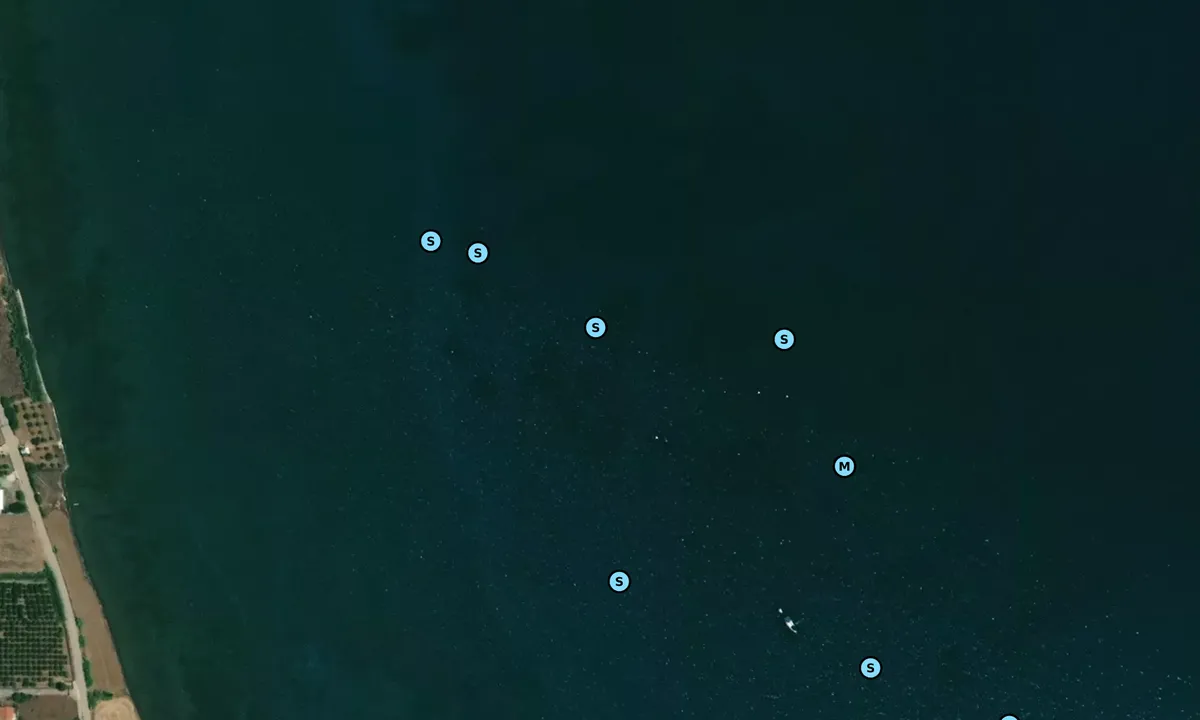 Satelite image of Ermione's Bay