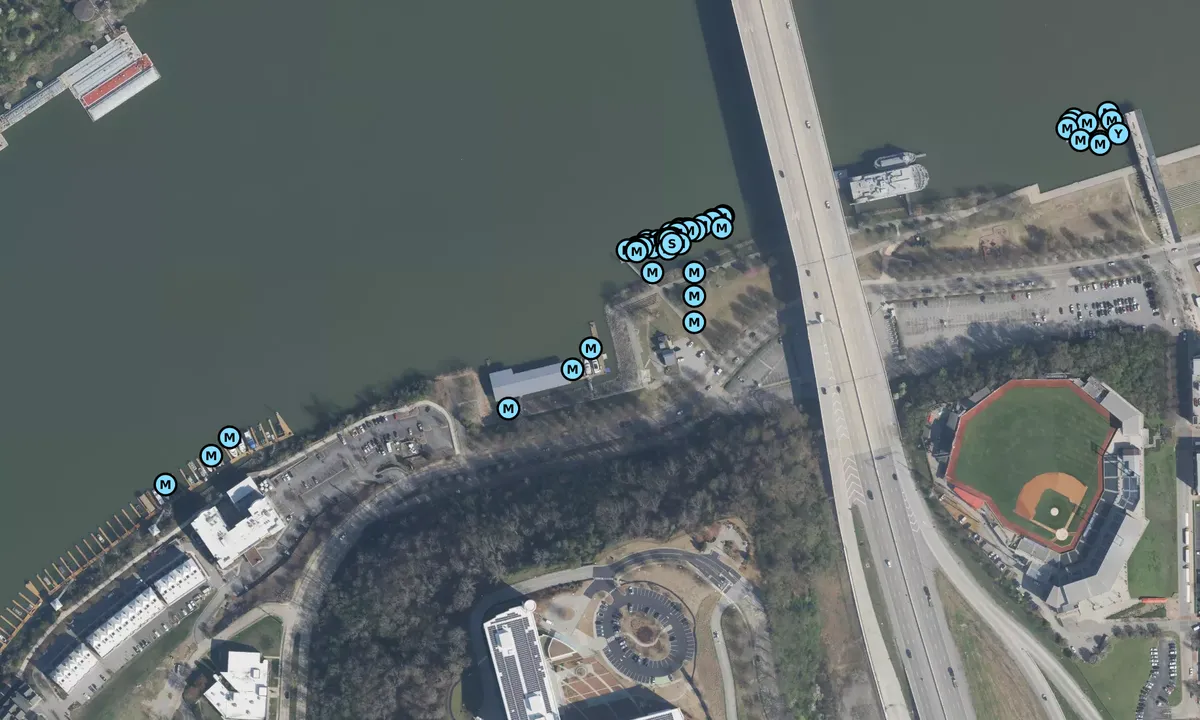 Satelite image of Erwin Marine Riverfront