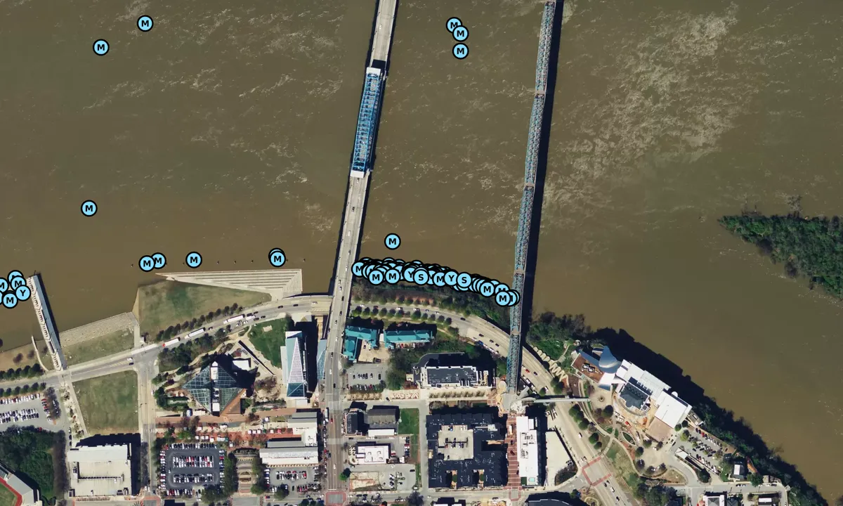 Satelite image of Erwin Marine Riverfront - Bluff Floating Dock