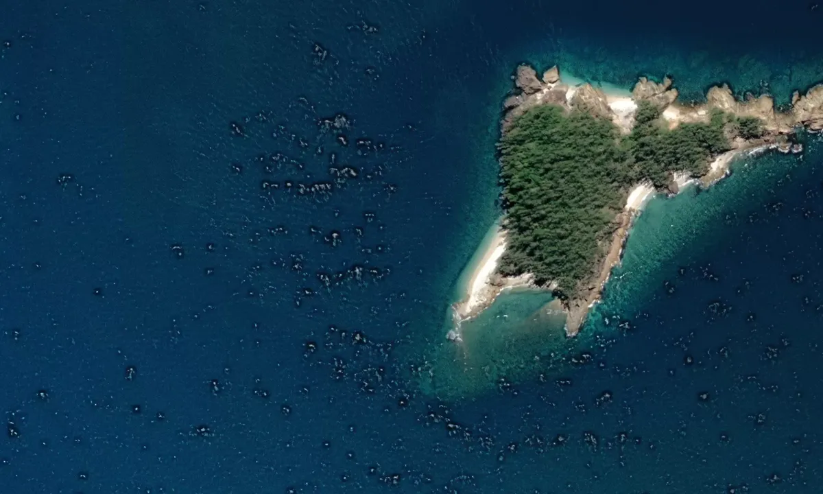 Flyfoto av Esk Island Reef