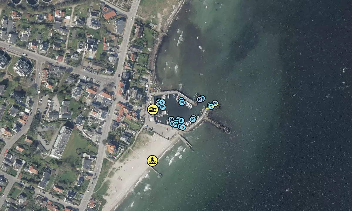 Satelite image of Espergærde Havn