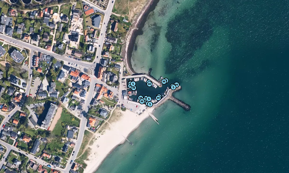 Satelite image of Espergærde Havn