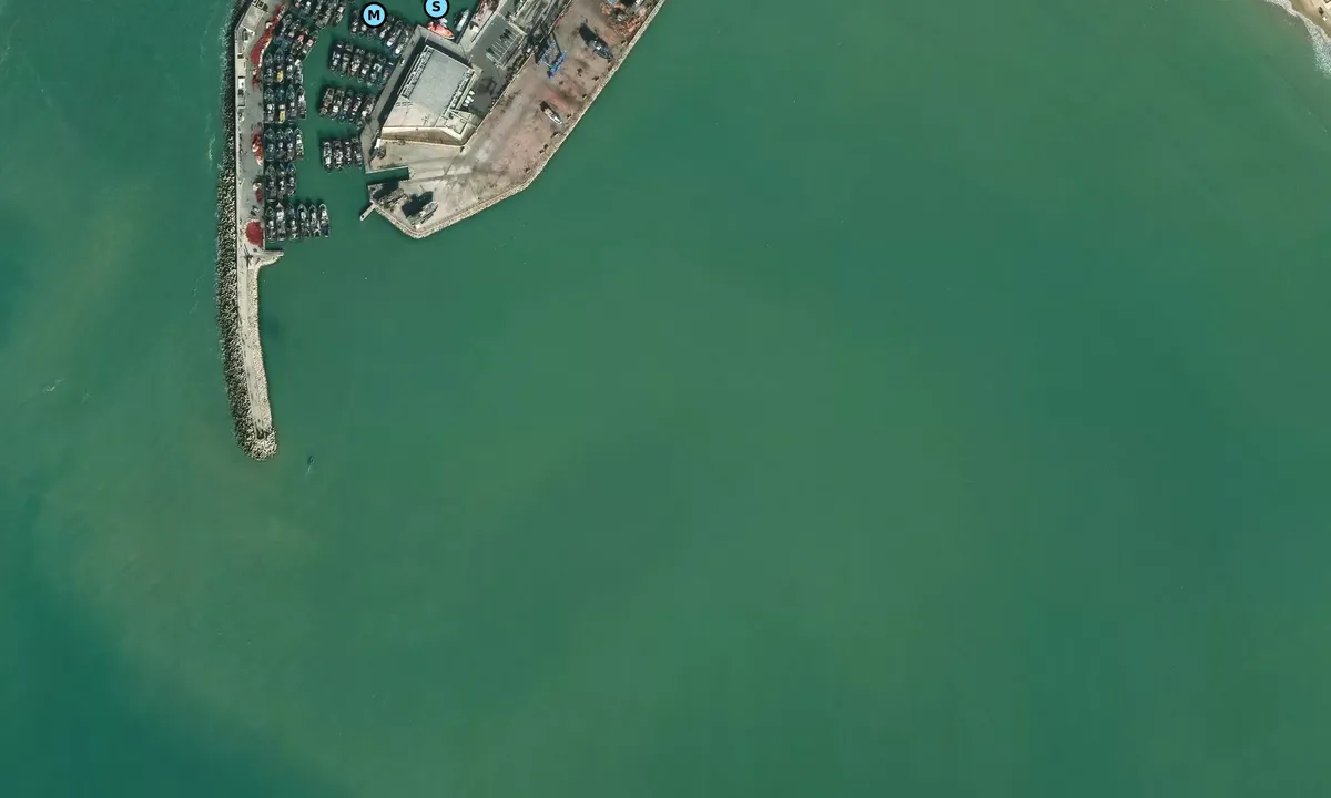 Satelite image of Essaouira Beach