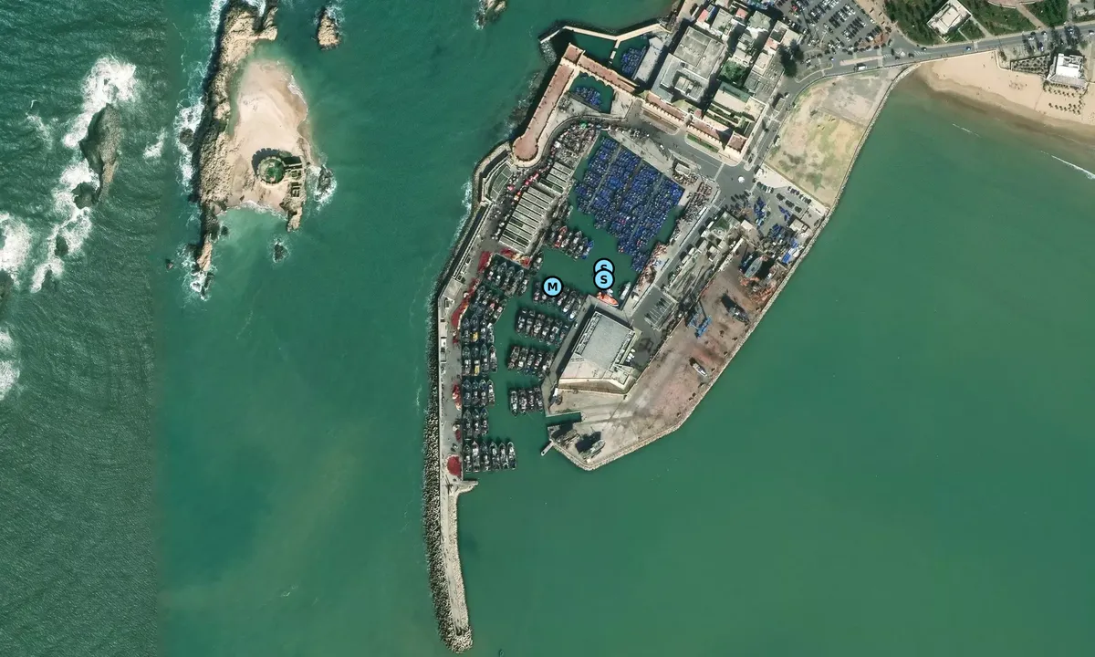 Satelite image of Essaouira Port