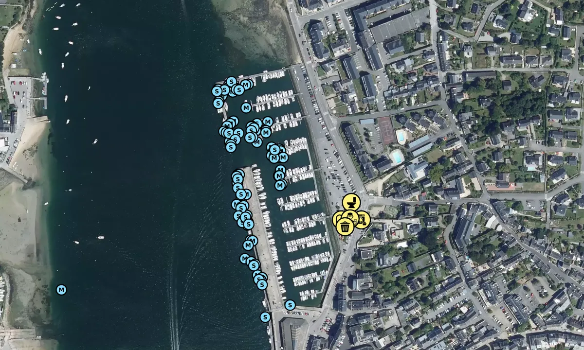 Satelite image of Étel