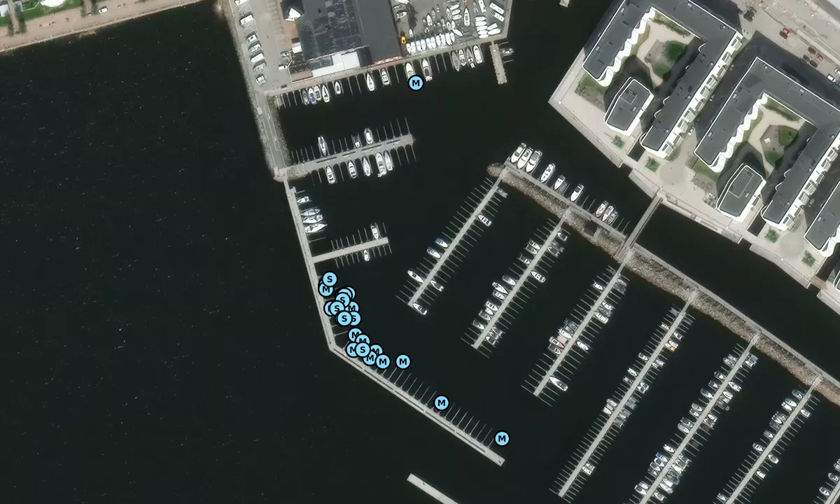 Satelite image of Ettans Båthamn - Luleå