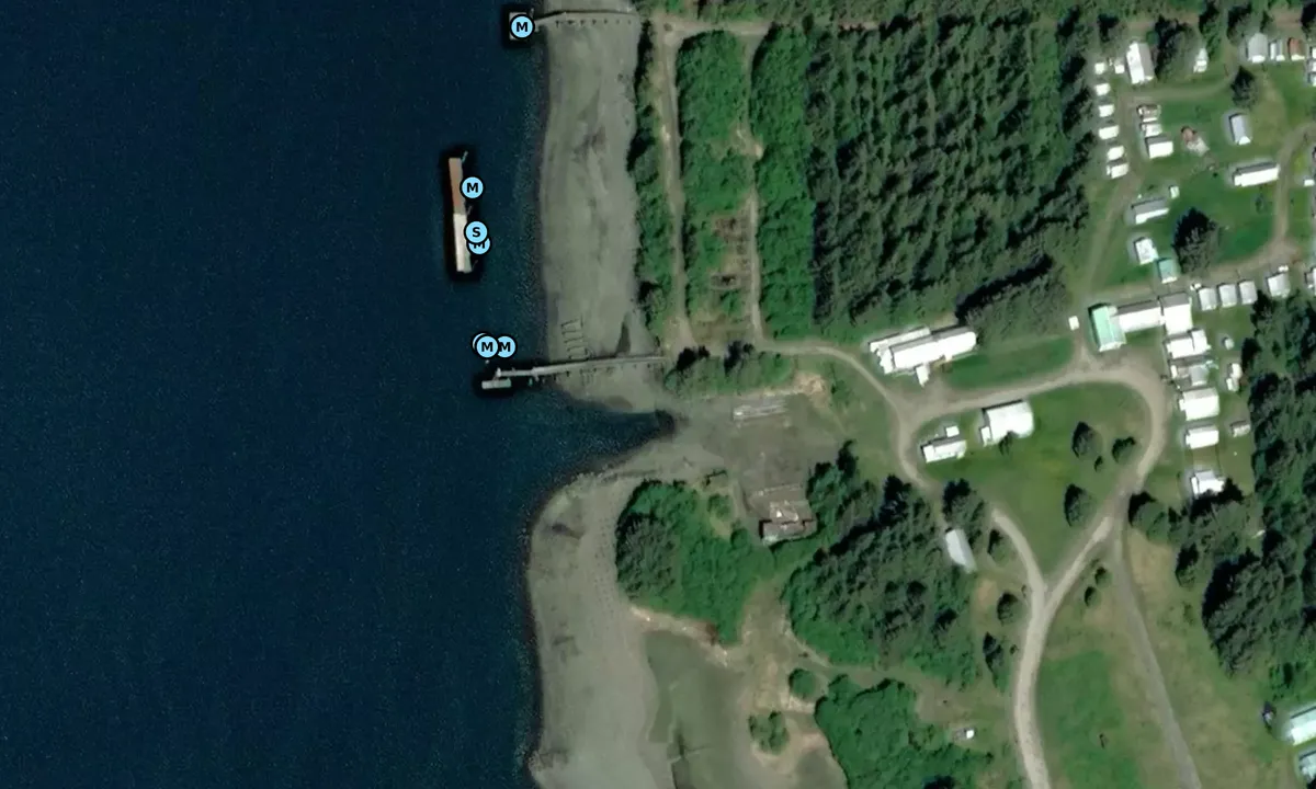 Satelite image of Excursion Inlet Public Dock