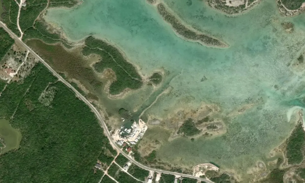 Satelite image of Exuma Boatyard