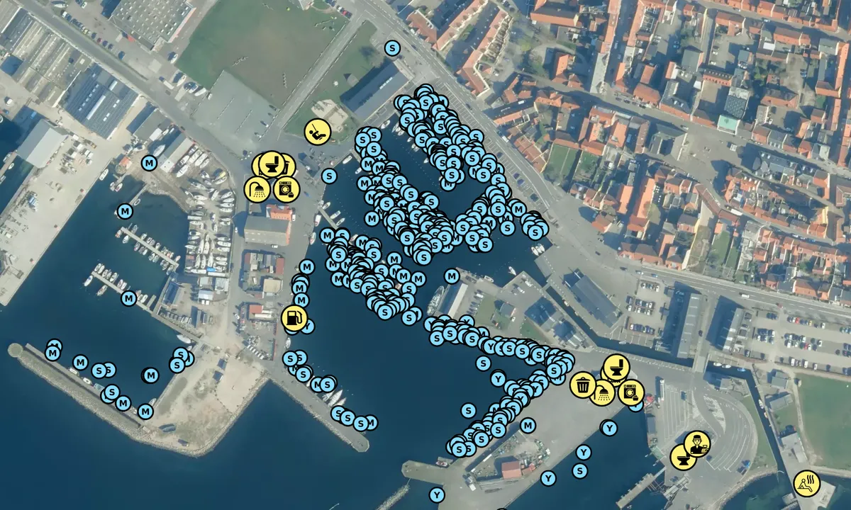 Fåborg Havn: Satelite image of Faaborg Havn