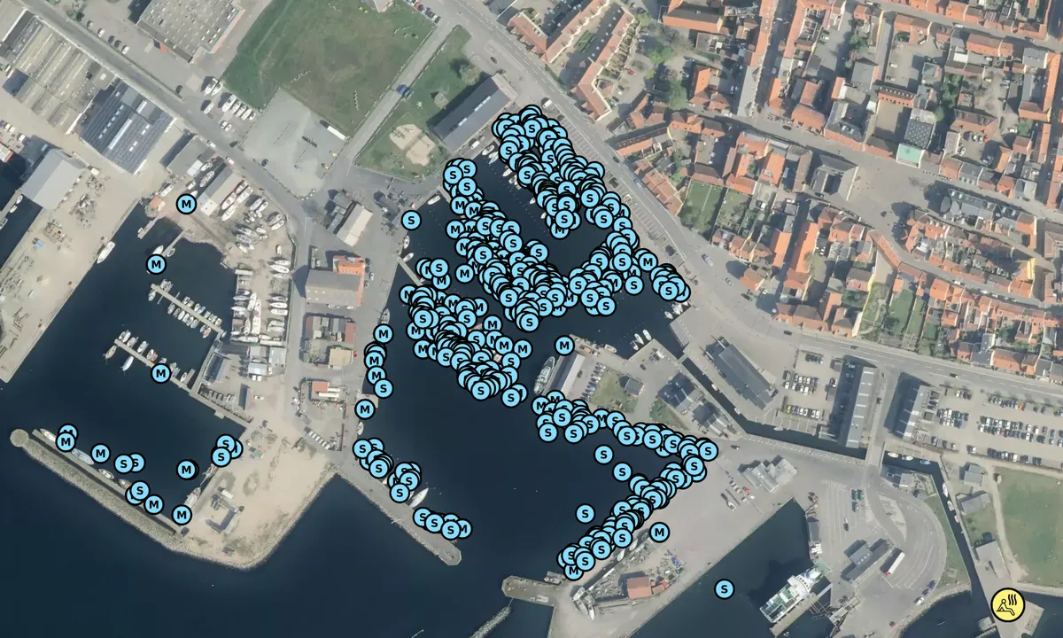 Satelite image of Fåborg Havn