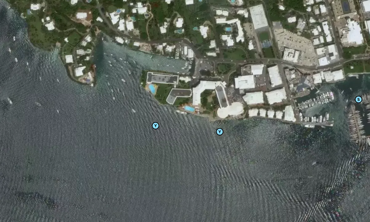 Satelite image of Fairmont Hamilton Princess Marina