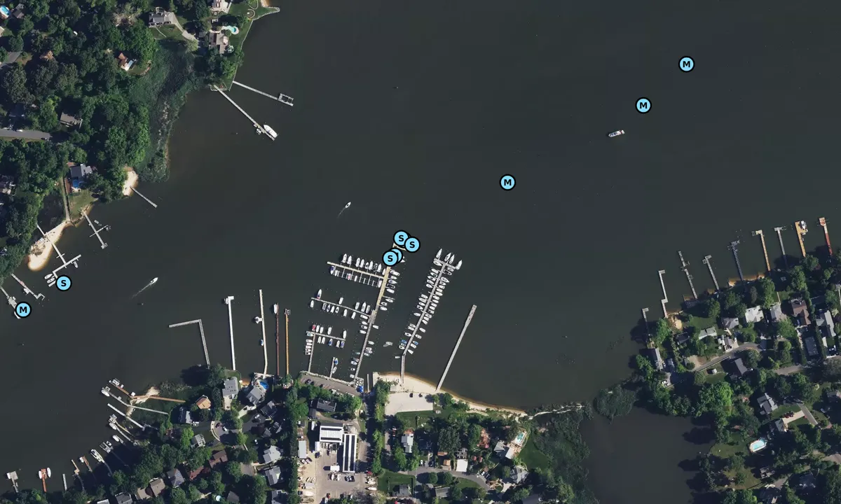 Satelite image of Fairwinds Marina