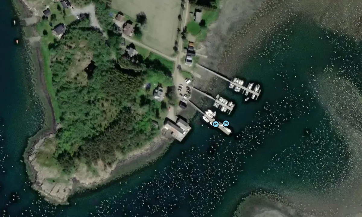 Satelite image of Faksdal Gjestehavn