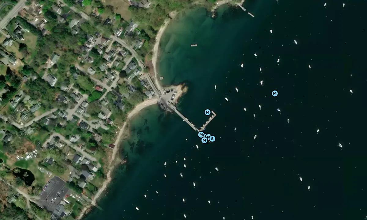 Satelite image of Falmouth Town Landing